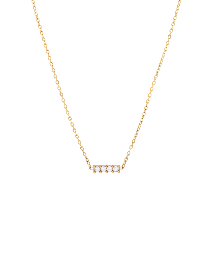 Collar Dije Linea Cuatro Zirconias