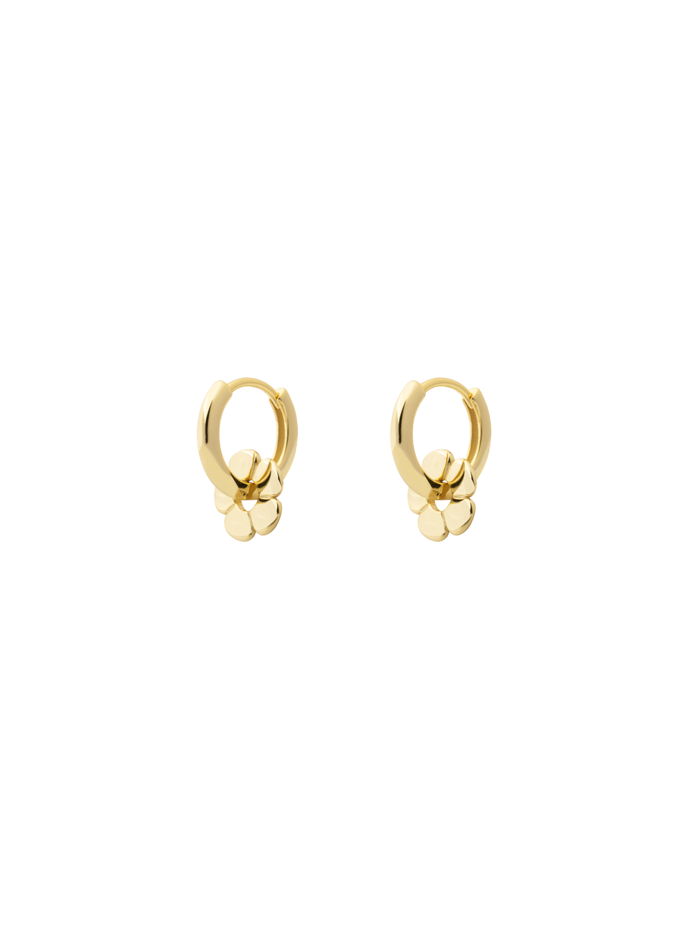 Par Arracada Dije Flor 2 en 1