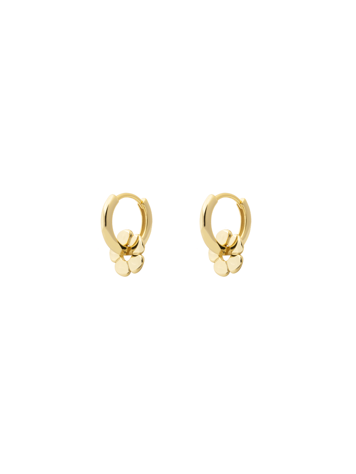 Par Arracada Dije Flor 2 en 1