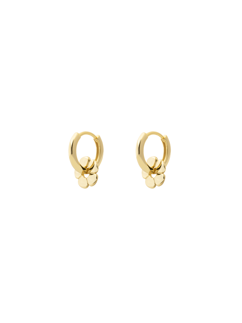 Par Arracada Dije Flor 2 en 1