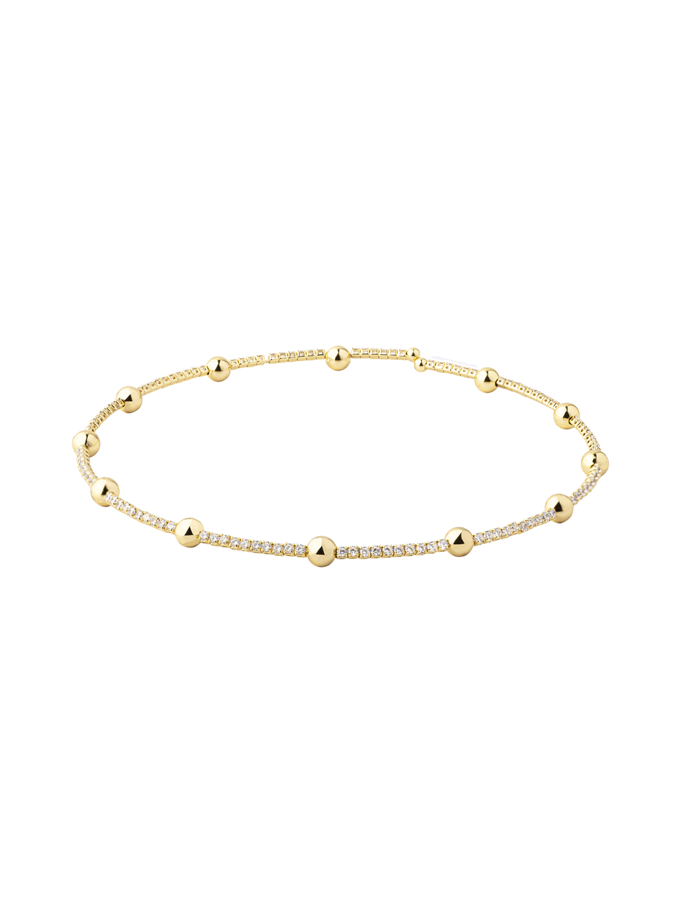 Choker Zirconias Con Bolitas