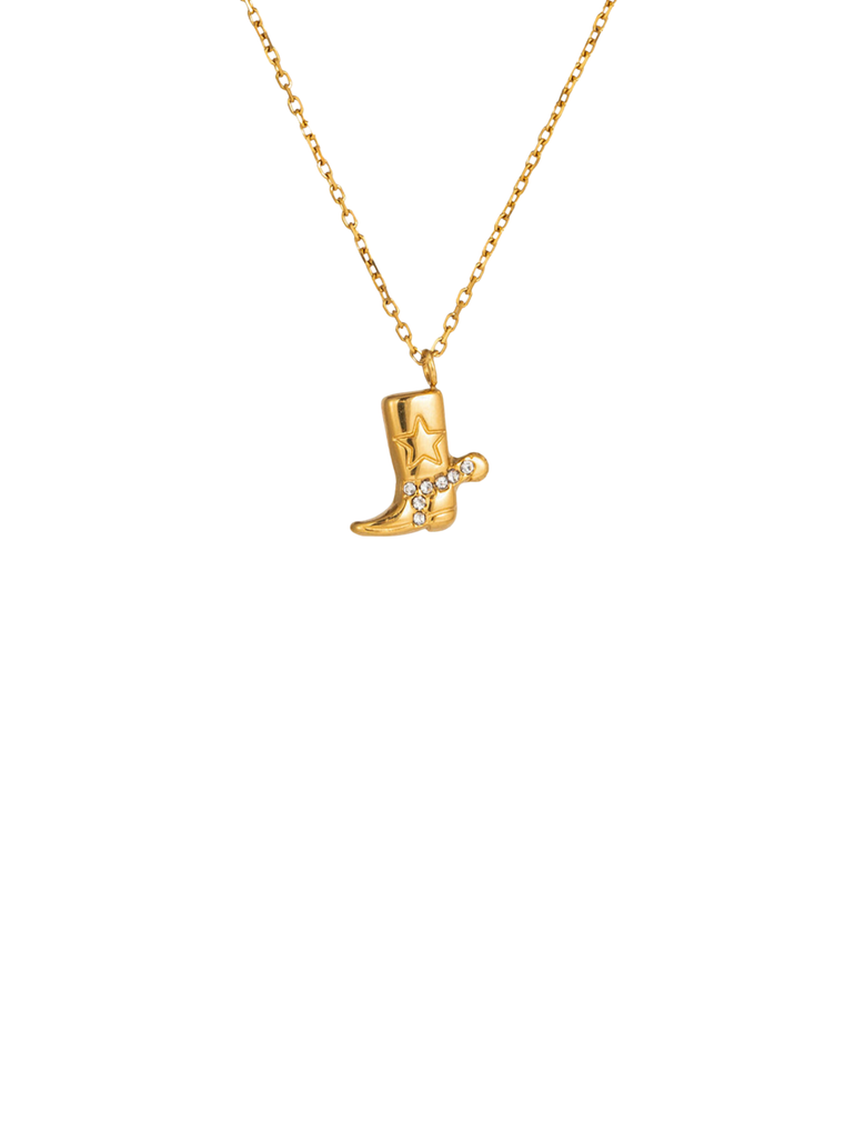 Collar Dije Bota Con Estrella