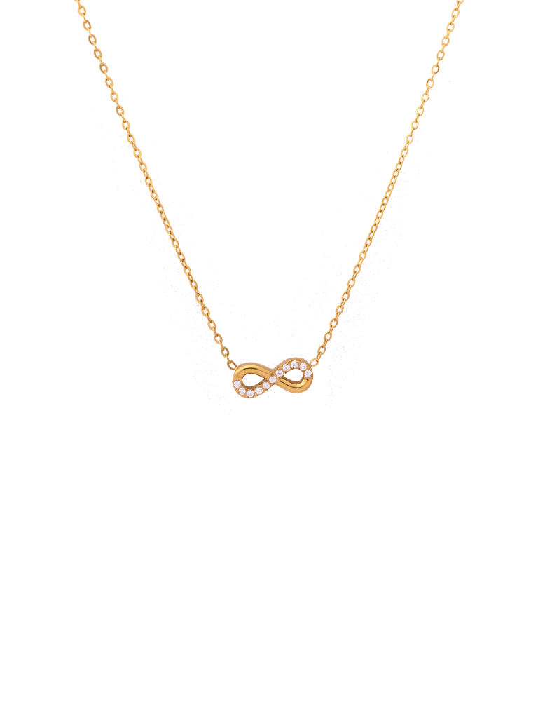 Collar Dije Infinito Con Zirconias