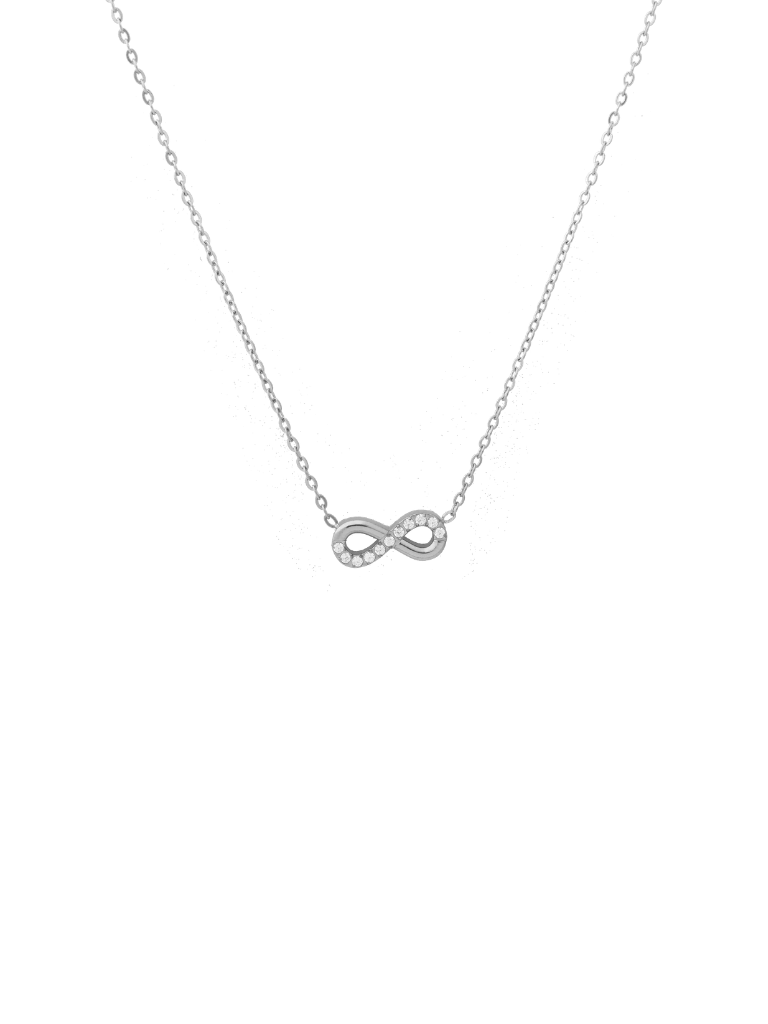 Collar Dije Infinito Con Zirconias