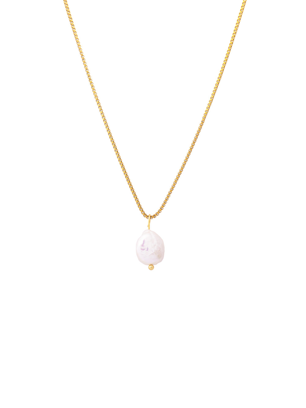 Collar Dije Perla Irregular