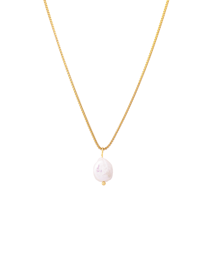 Collar Dije Perla Irregular