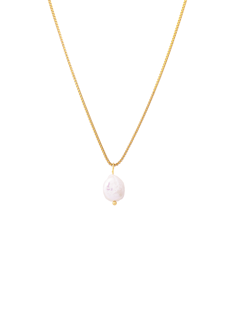 Collar Dije Perla Irregular