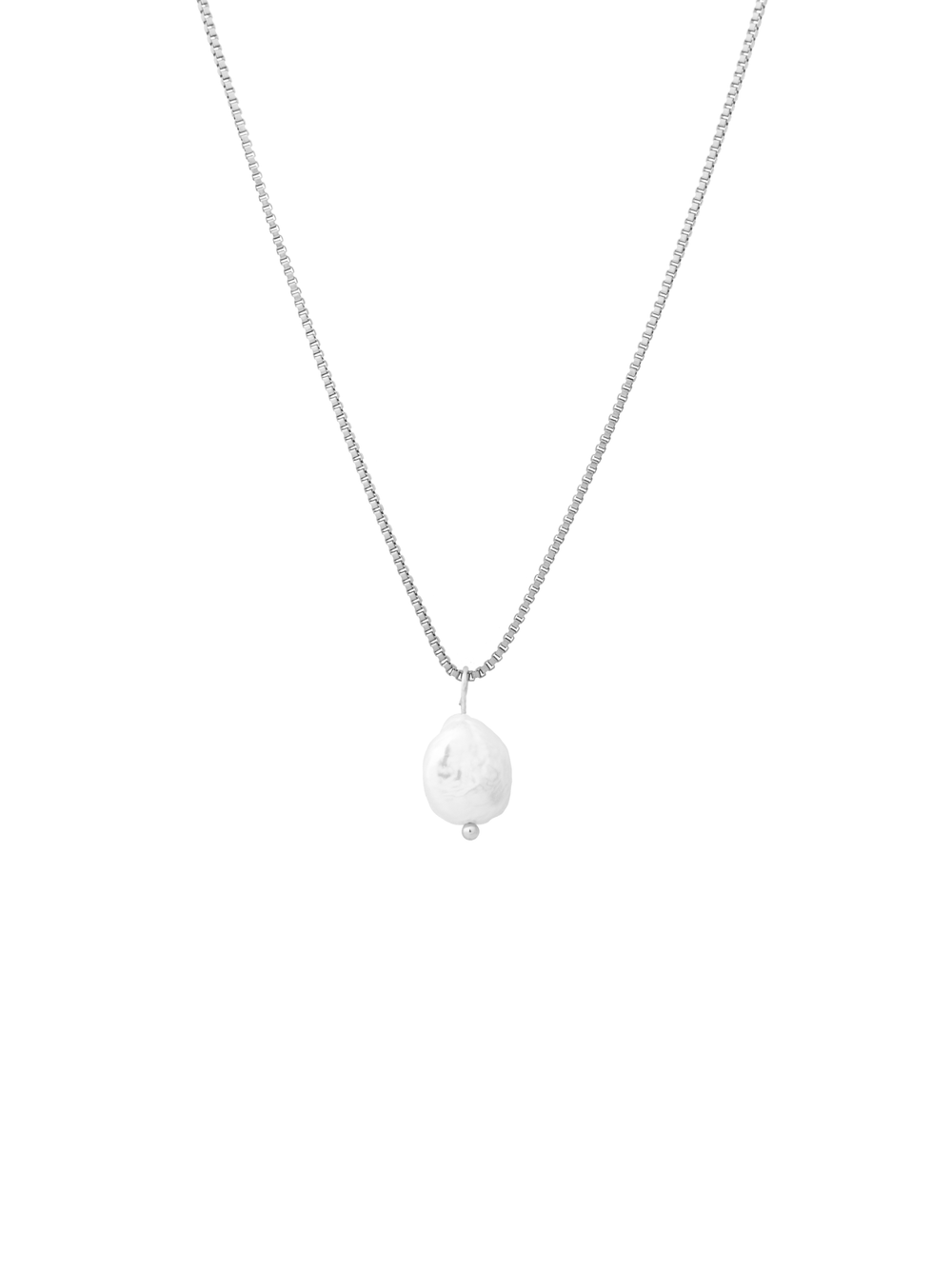 Collar Dije Perla Irregular