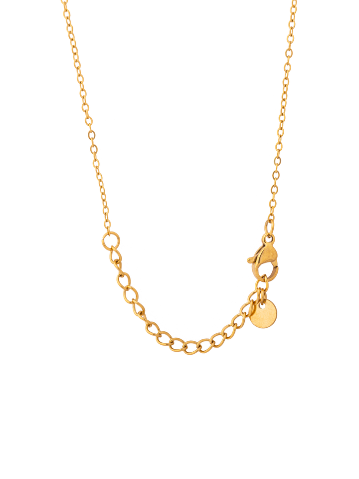 Collar Hojas Marquesa Con Zirconia Colgante