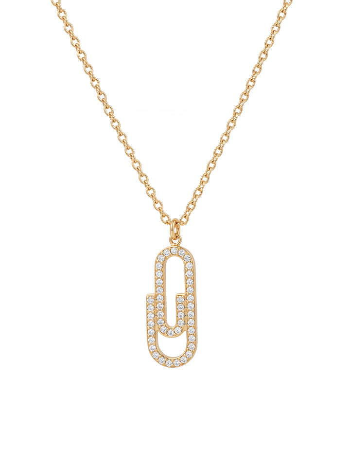 Collar Dije Clip Zirconias