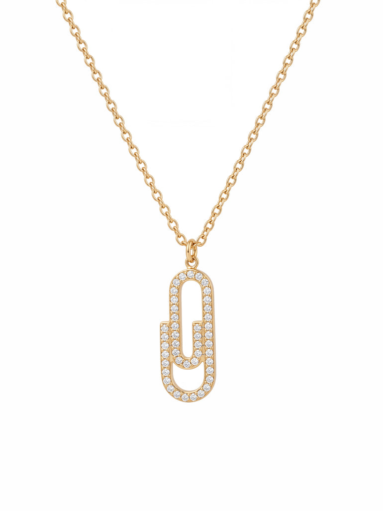 Collar Dije Clip Zirconias