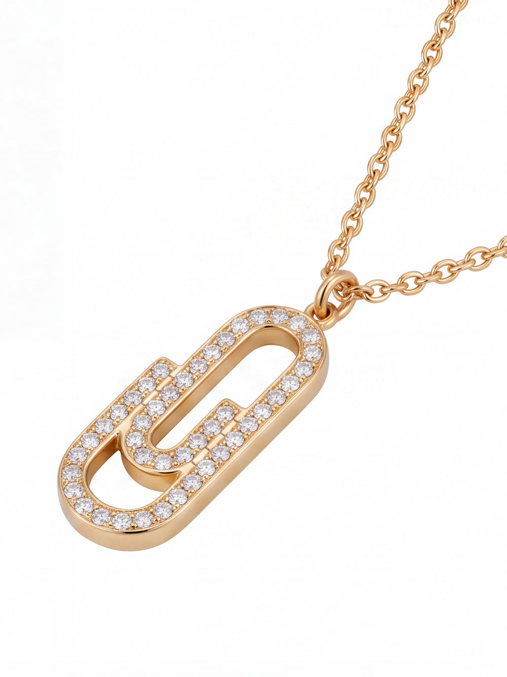 Collar Dije Clip Zirconias