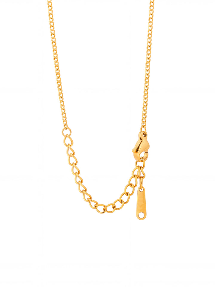 Collar Bolitas Y Mini Zirconias Colgantes