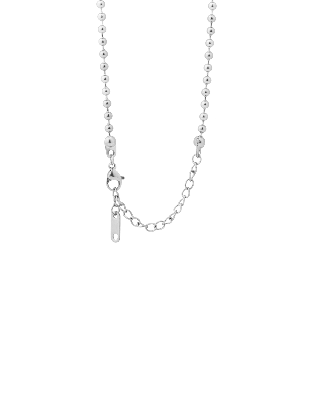 Collar Bolitas Con Dije Zirconia Gota