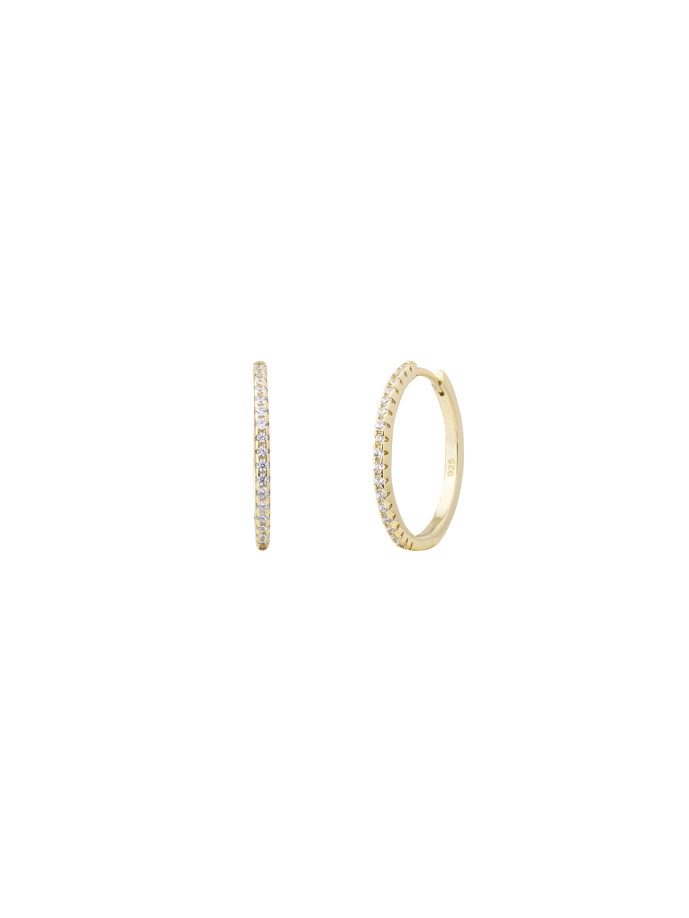 Par Arracada Zirconias 20 mm