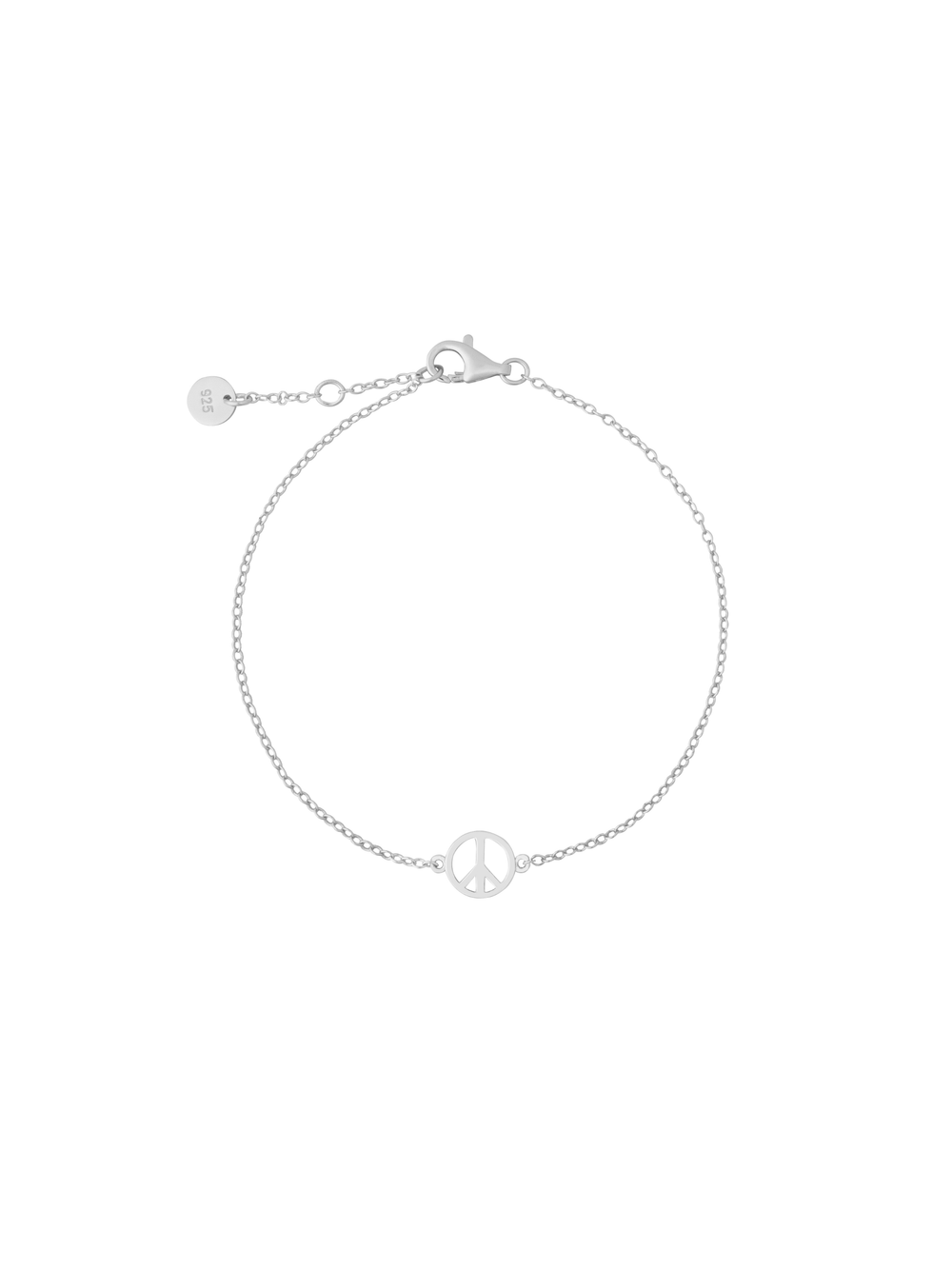 Pulsera Dije Peace And Love