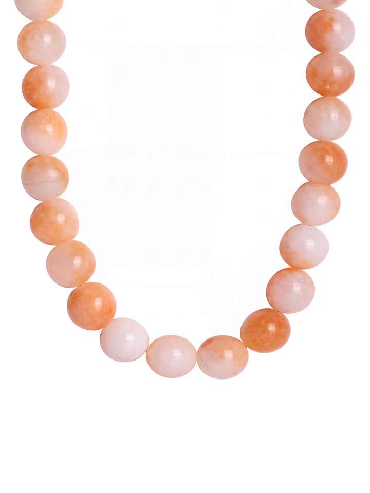 Choker Bolitas Piedra Natural 12 mm