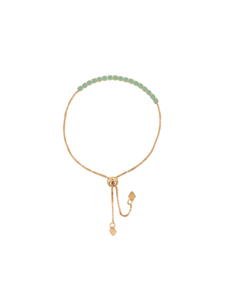 Pulsera Zirconias Ajustable