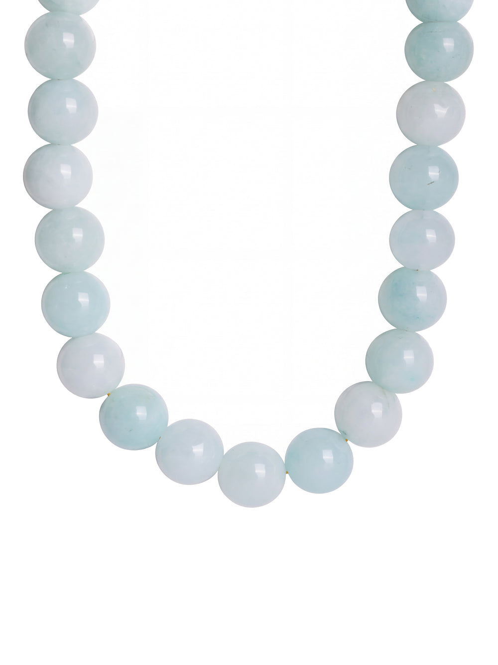 Choker Bolitas Piedra Natural 12 mm