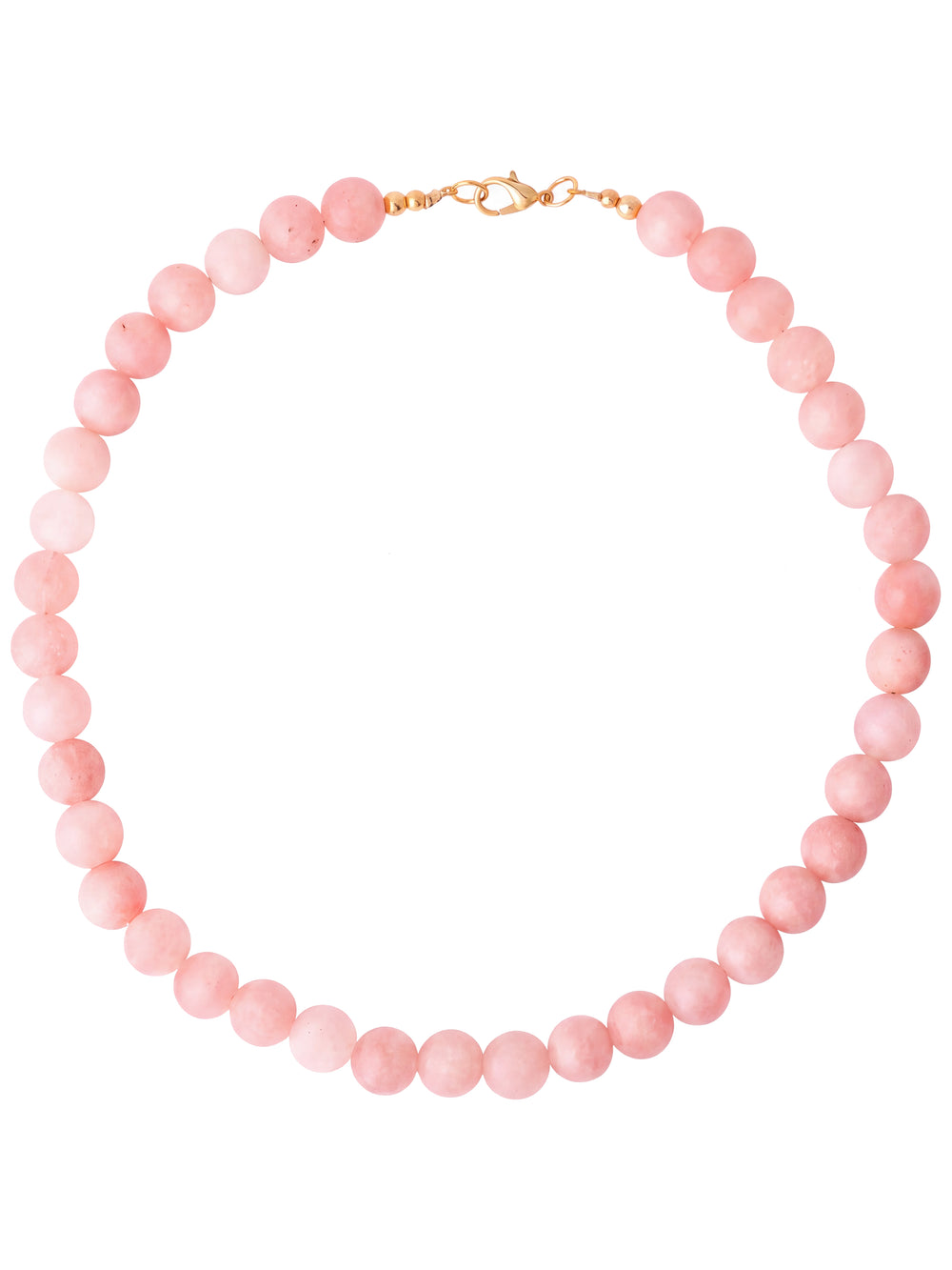 Choker Bolitas Piedra Natural 10 mm