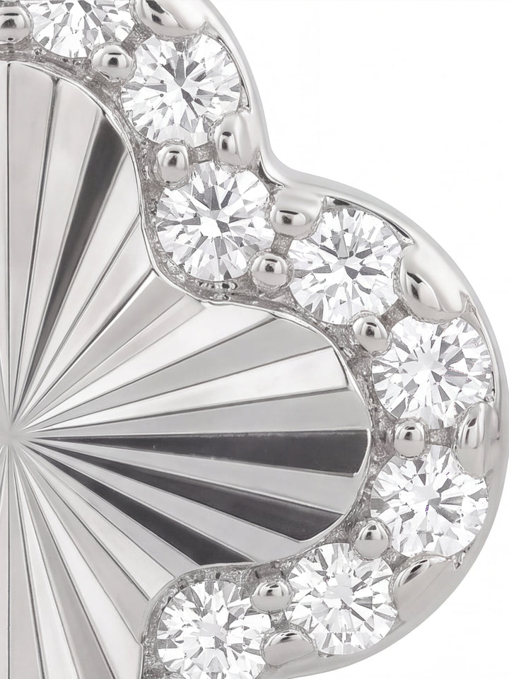 Par Arete Trebol Contorno Zirconias