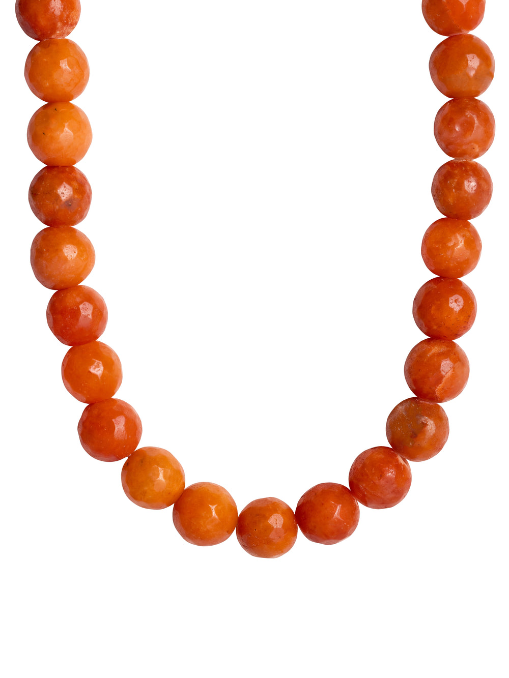 Choker Bolitas Piedra Natural 10 mm