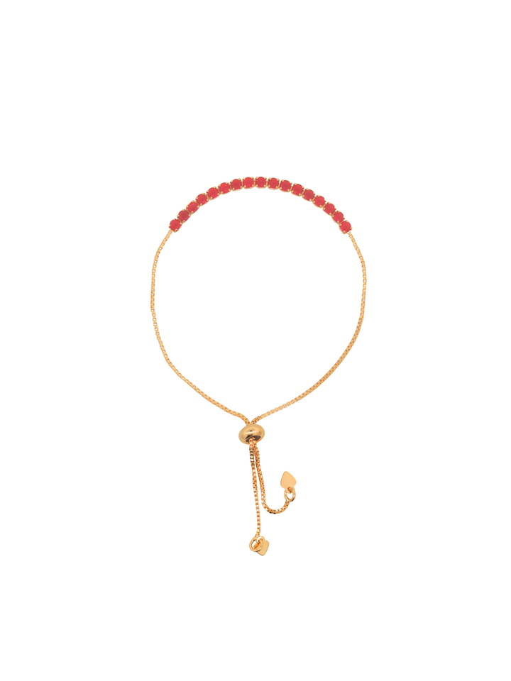 Pulsera Zirconias Ajustable