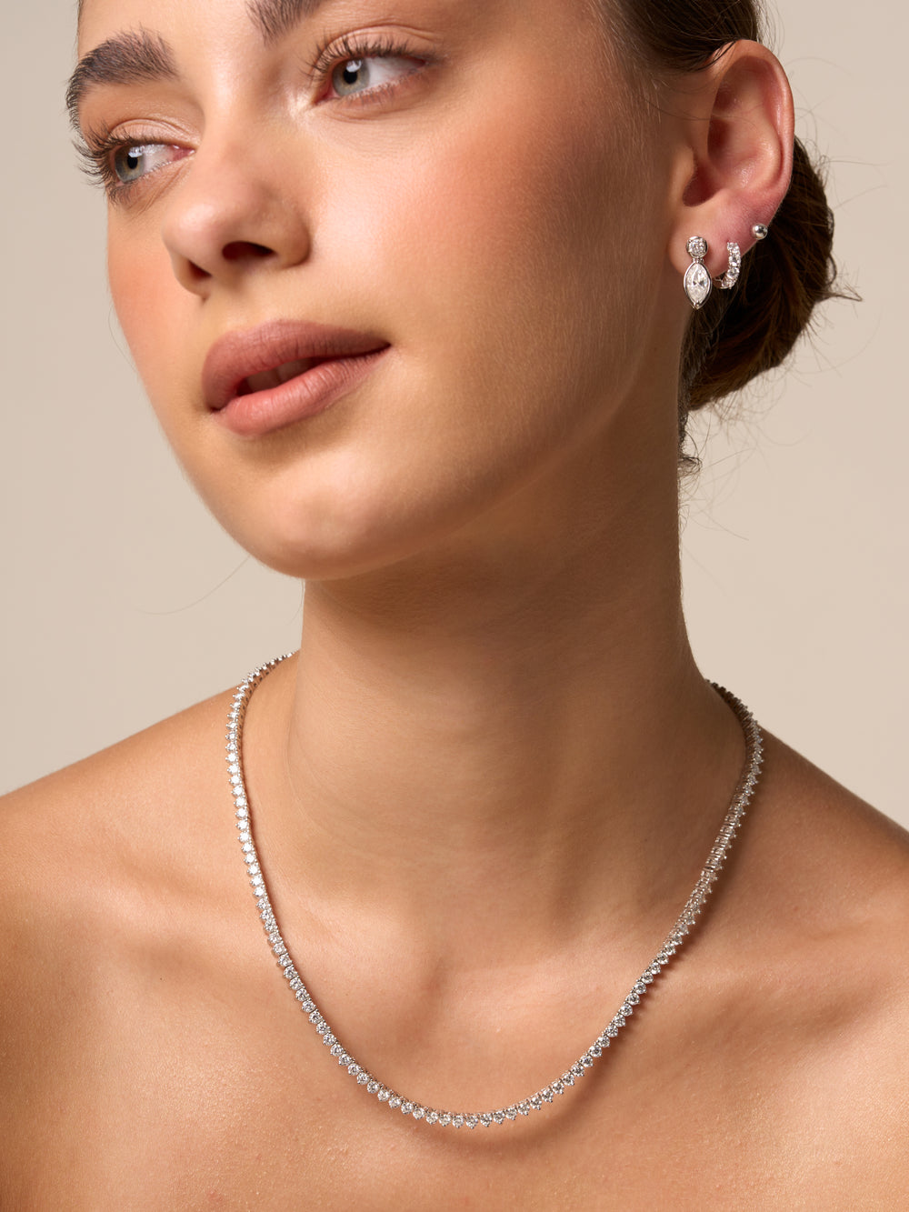 Par Arete Moissanita Corte Marquesa 2.4 CT