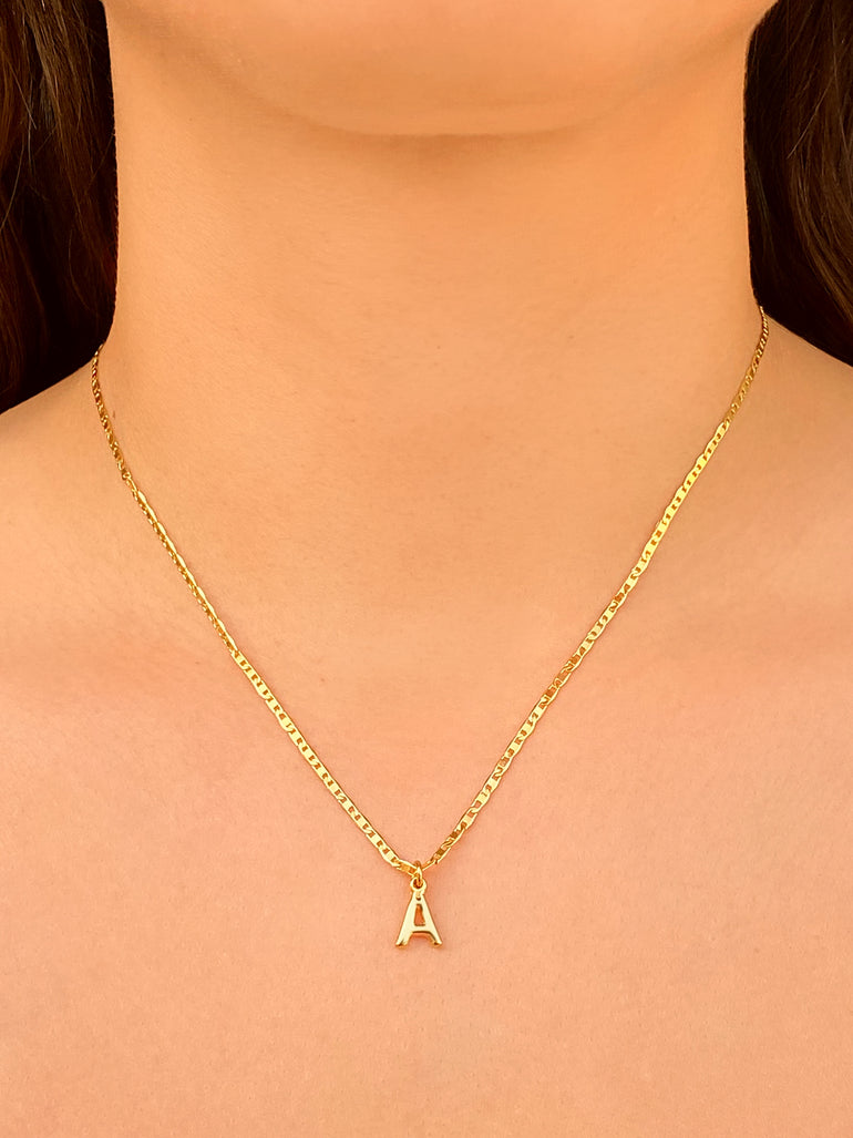 Cadena Planchada Con Inicial