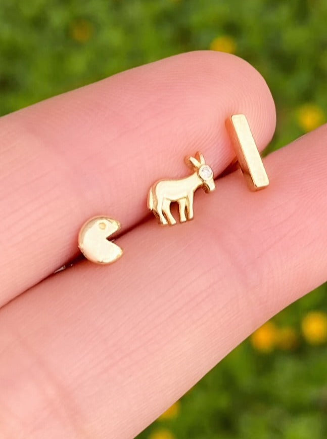 Piercings Primera Perforación Oro 14k