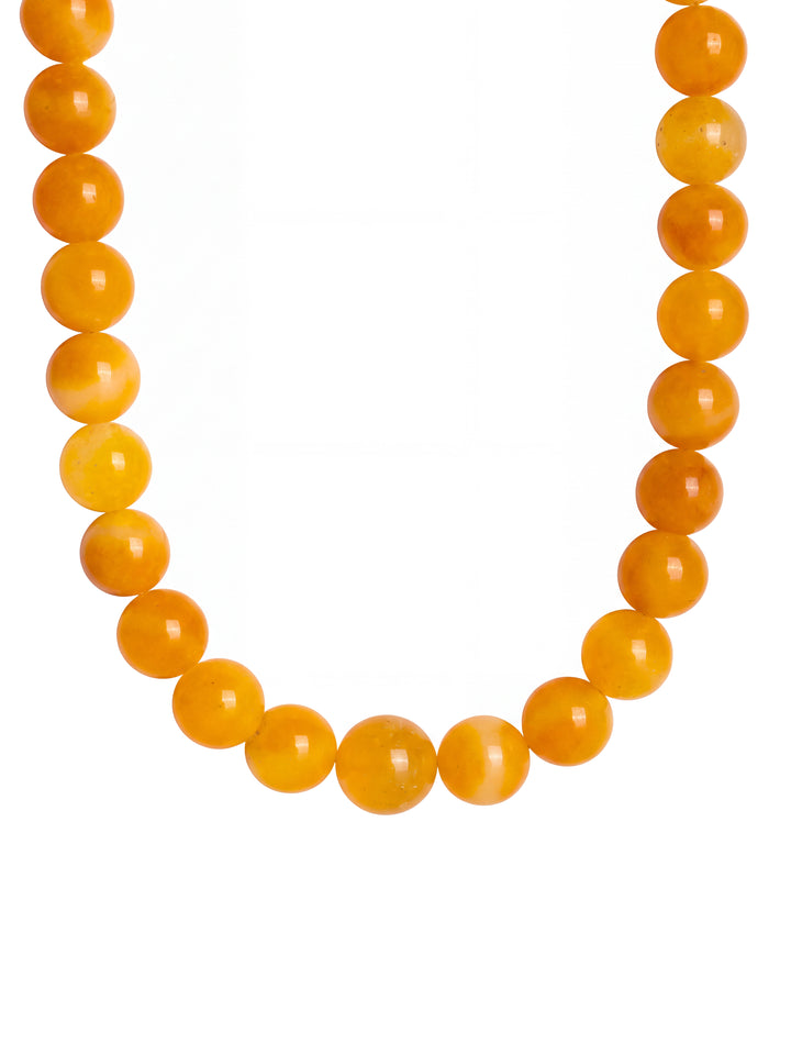 Choker Bolitas Piedra Natural 12 mm