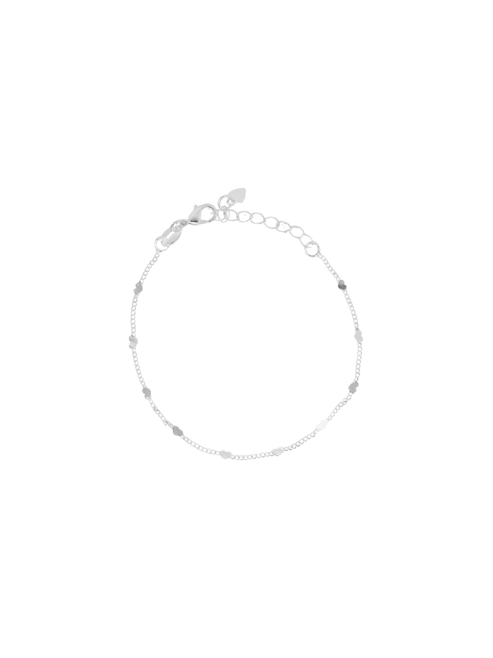 Pulsera Con Corazones Planchados