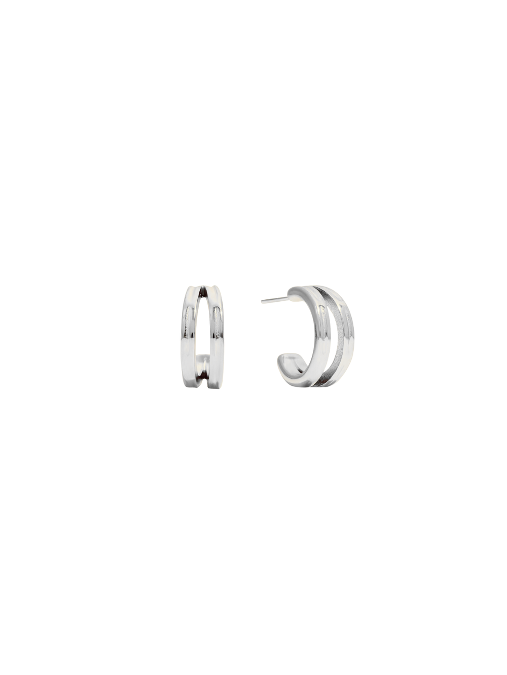 Par Semi Arracada Doble