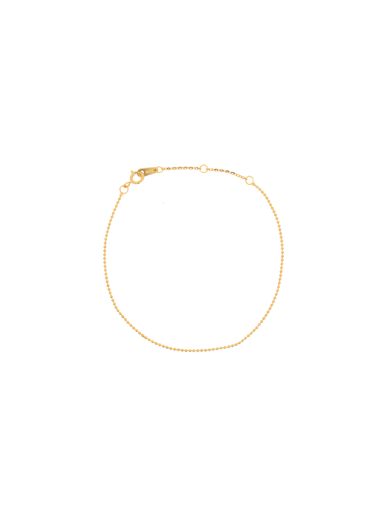Pulsera Doradas Mini Bolitas