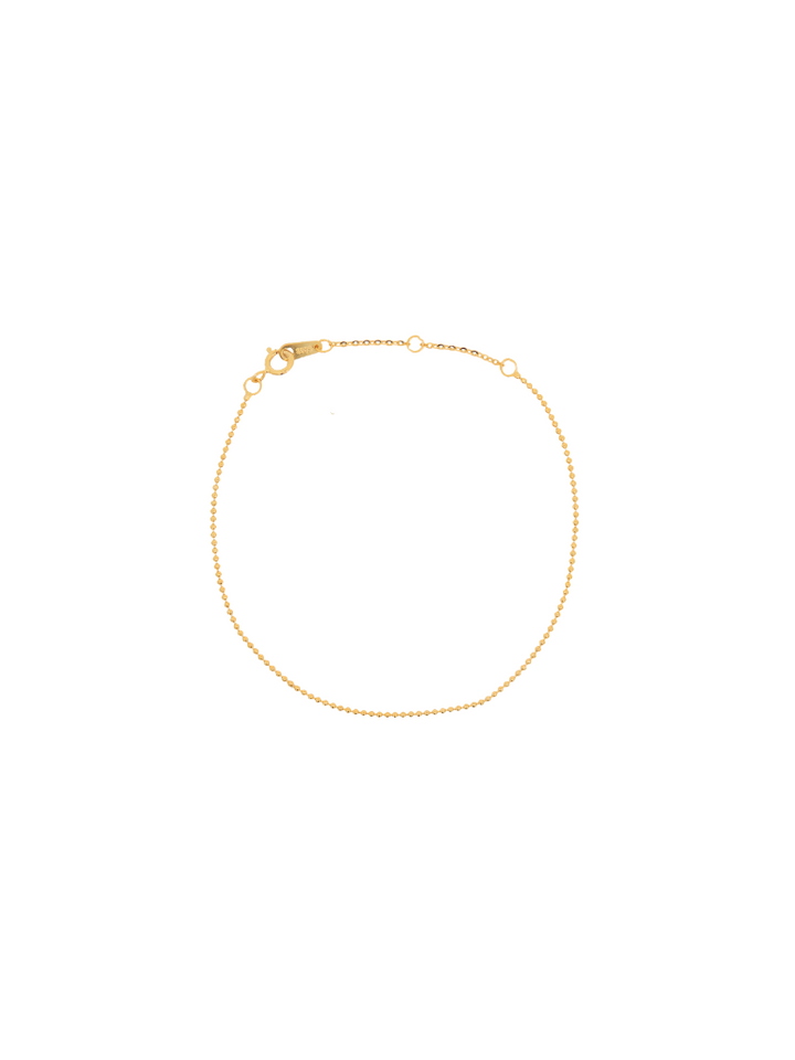 Pulsera Doradas Mini Bolitas