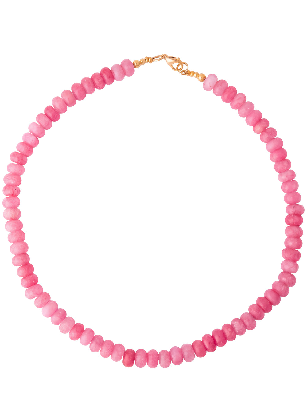 Choker Aros Piedra Natural 8 mm