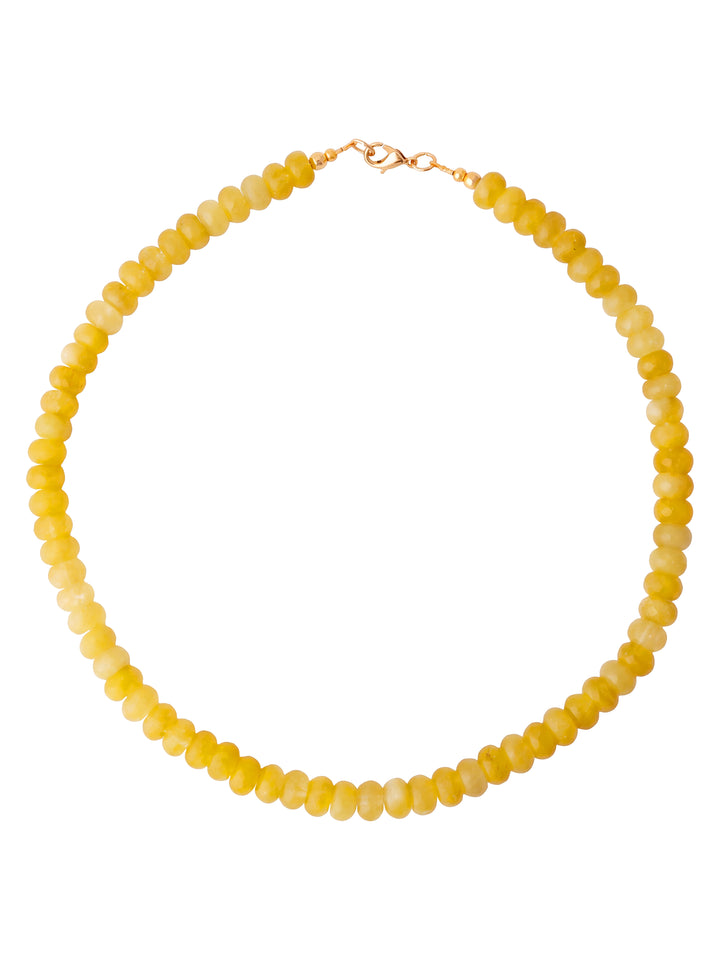 Choker Aros Piedra Natural 8 mm