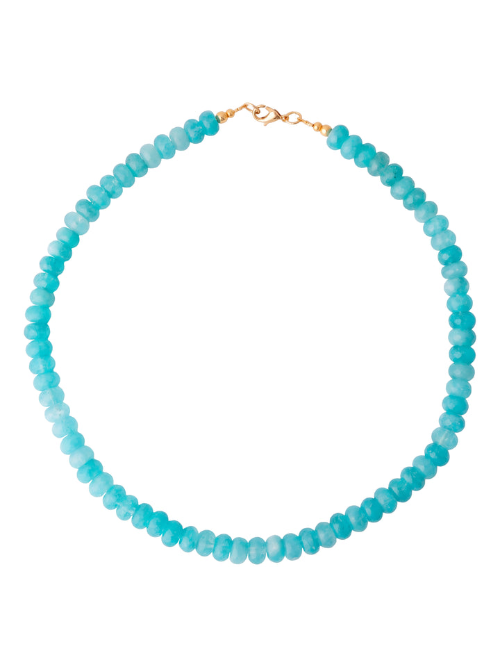 Choker Aros Piedra Natural 8 mm