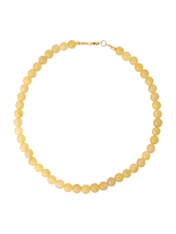 Choker Bolitas Piedra Natural 8 mm
