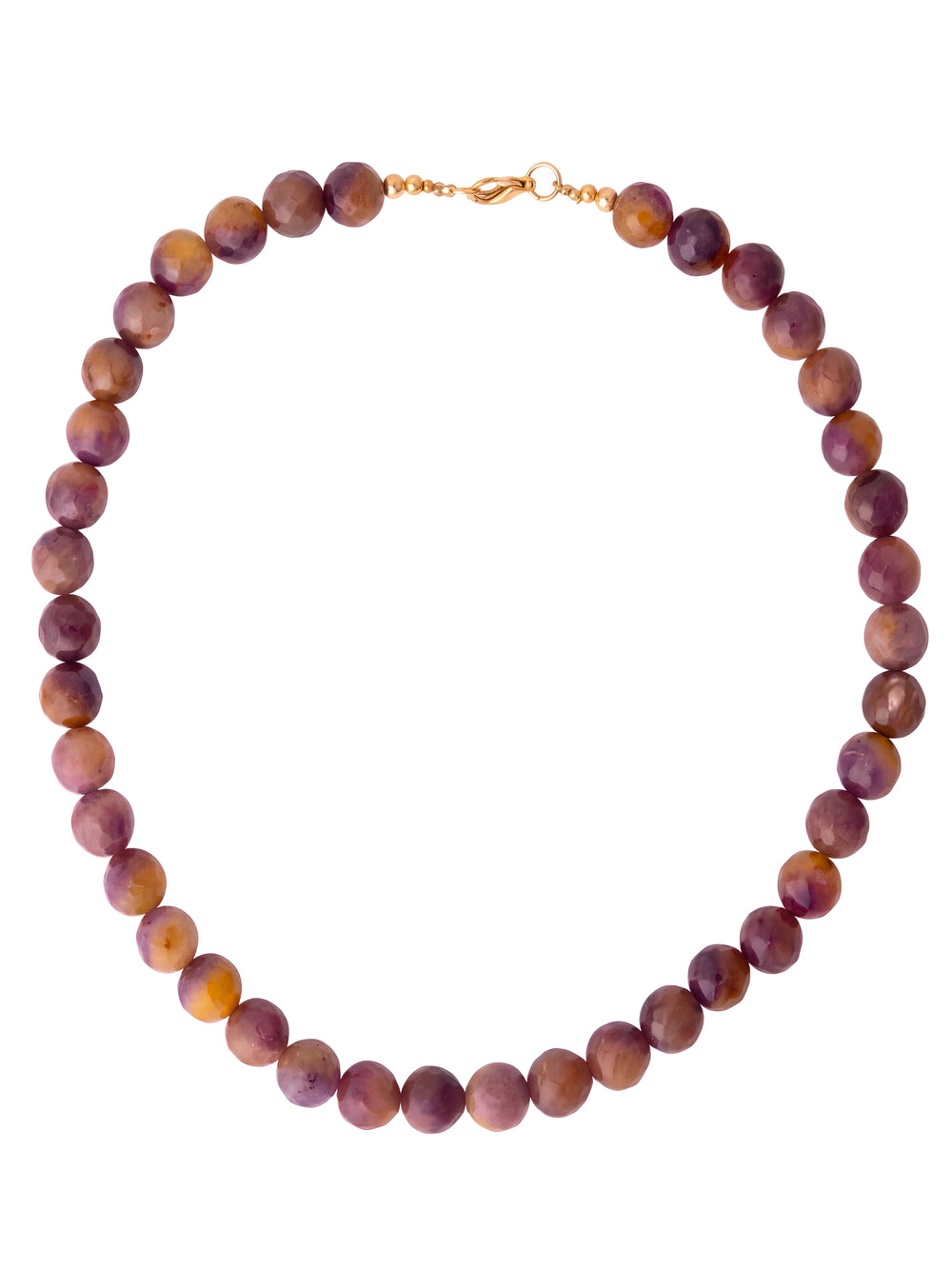 Choker Bolitas Piedra Natural 10 mm