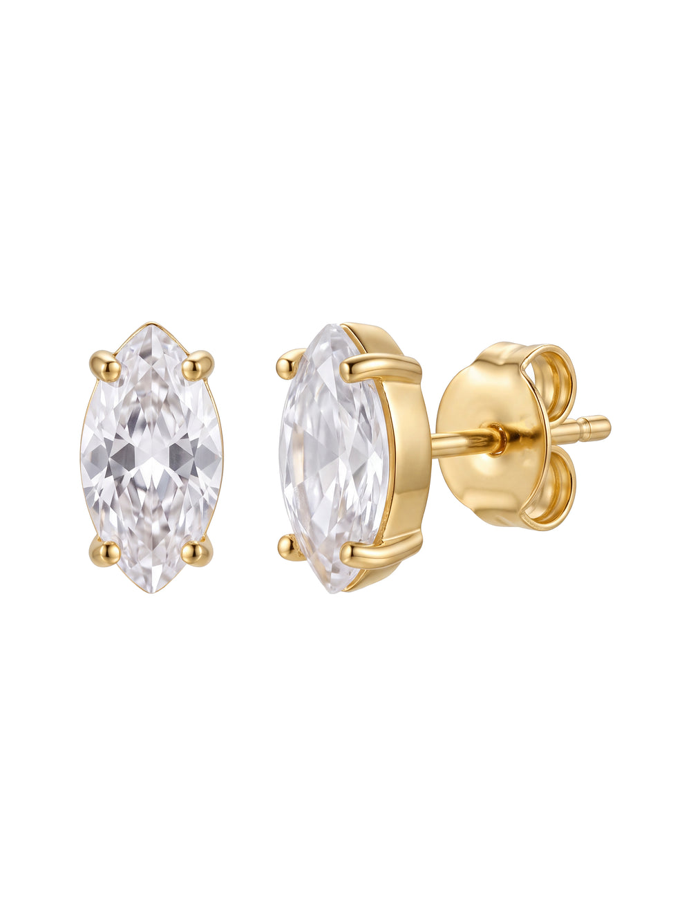 Par Arete Zirconia Forma Marquesa