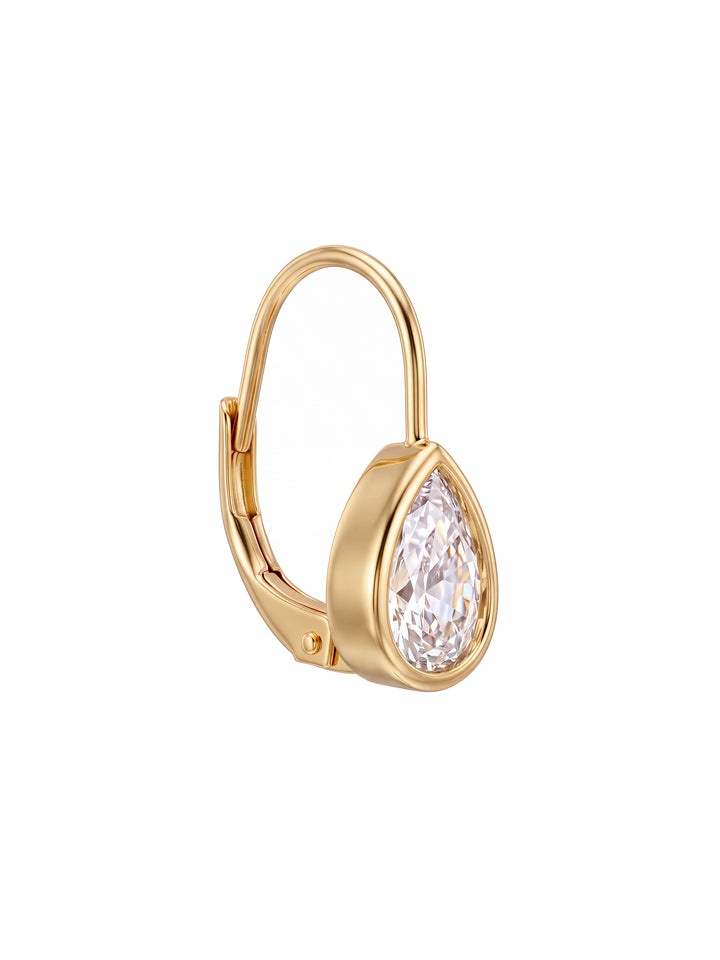 Par Arracada Gota Zirconia