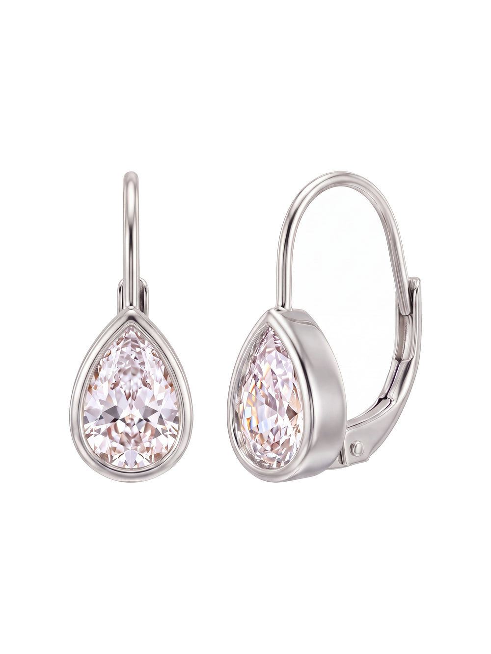 Par Arracada Gota Zirconia