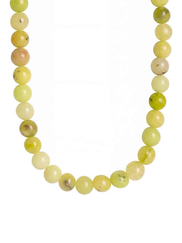 Choker Bolitas Piedra Natural 8 mm