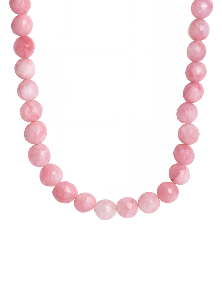 Choker Bolitas Piedra Natural 8 mm