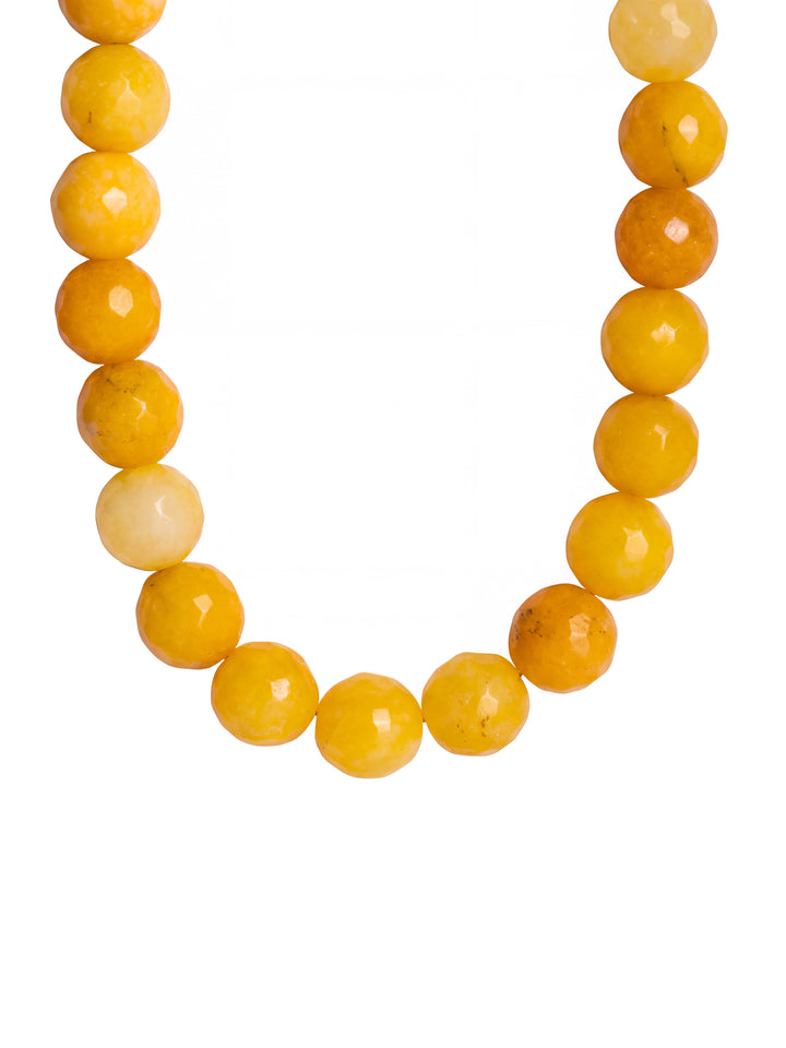 Choker Bolitas Piedra Natural 12 mm