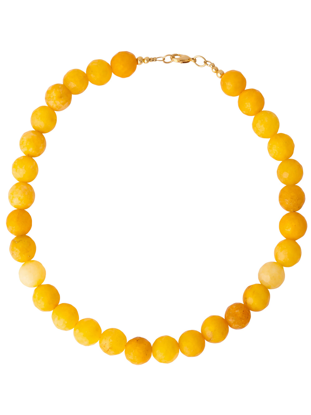 Choker Bolitas Piedra Natural 12 mm
