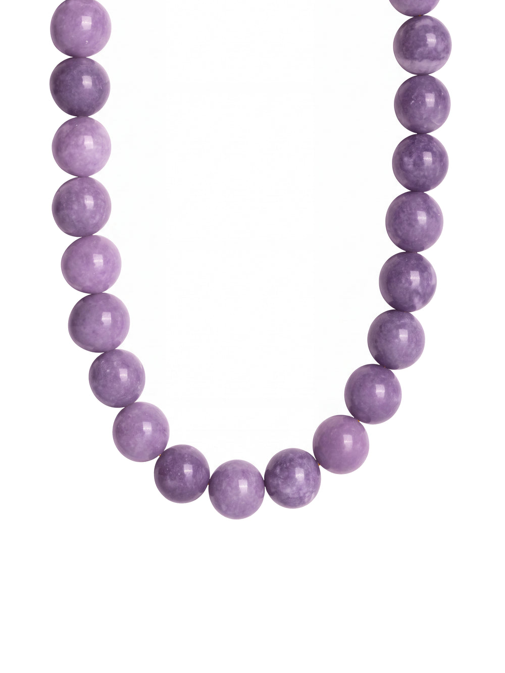 Choker Bolitas Piedra Natural 12 mm