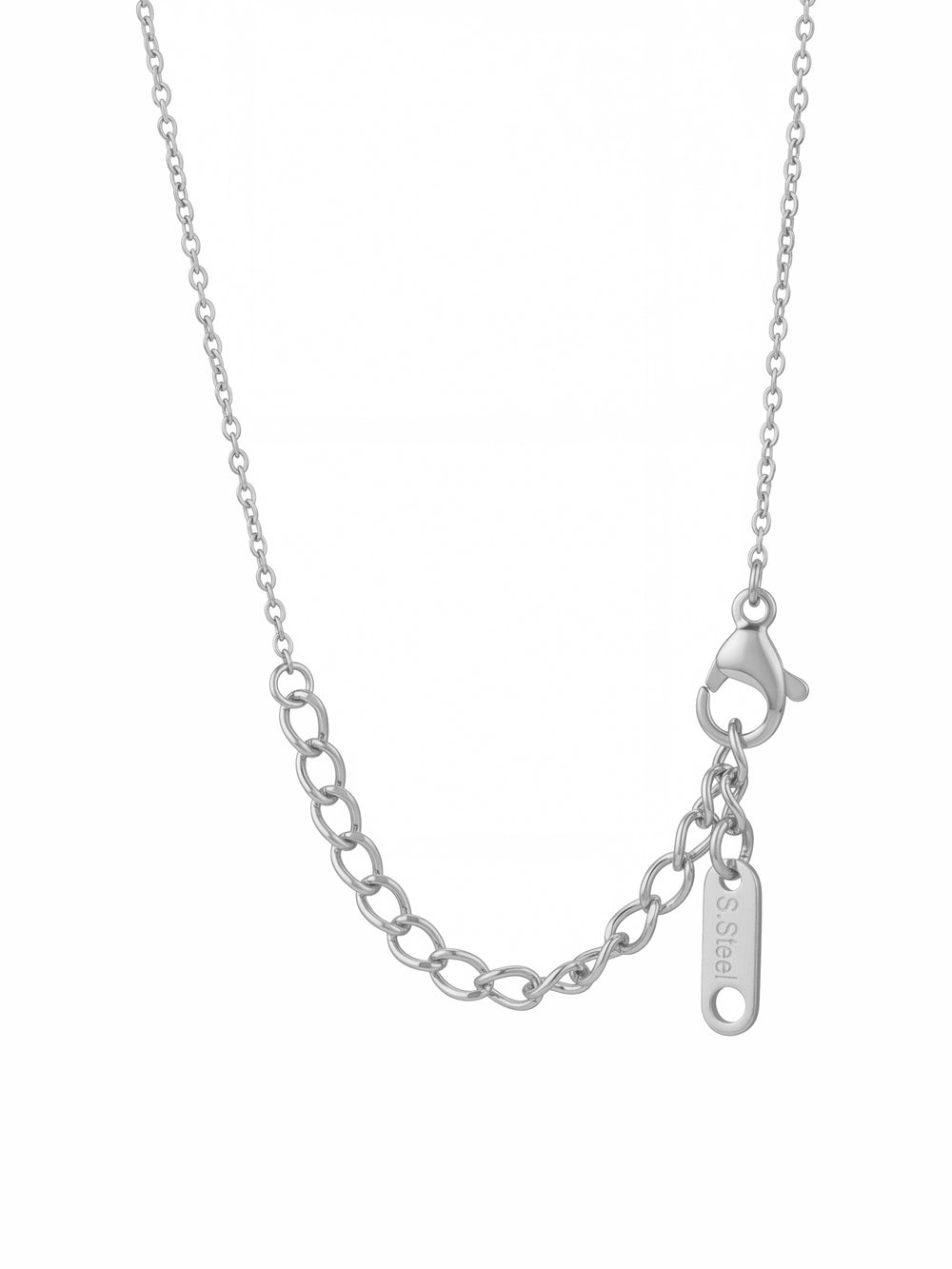 Collar Con Dije Zirconia Rectangular