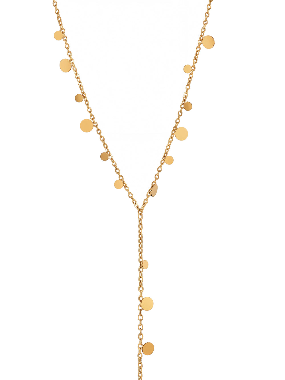 Collar Corbatin Con Circulos